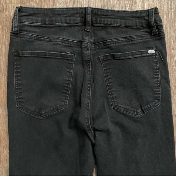 Black Distressed Skinny Jeans Size 11 - Picture 6 of 9